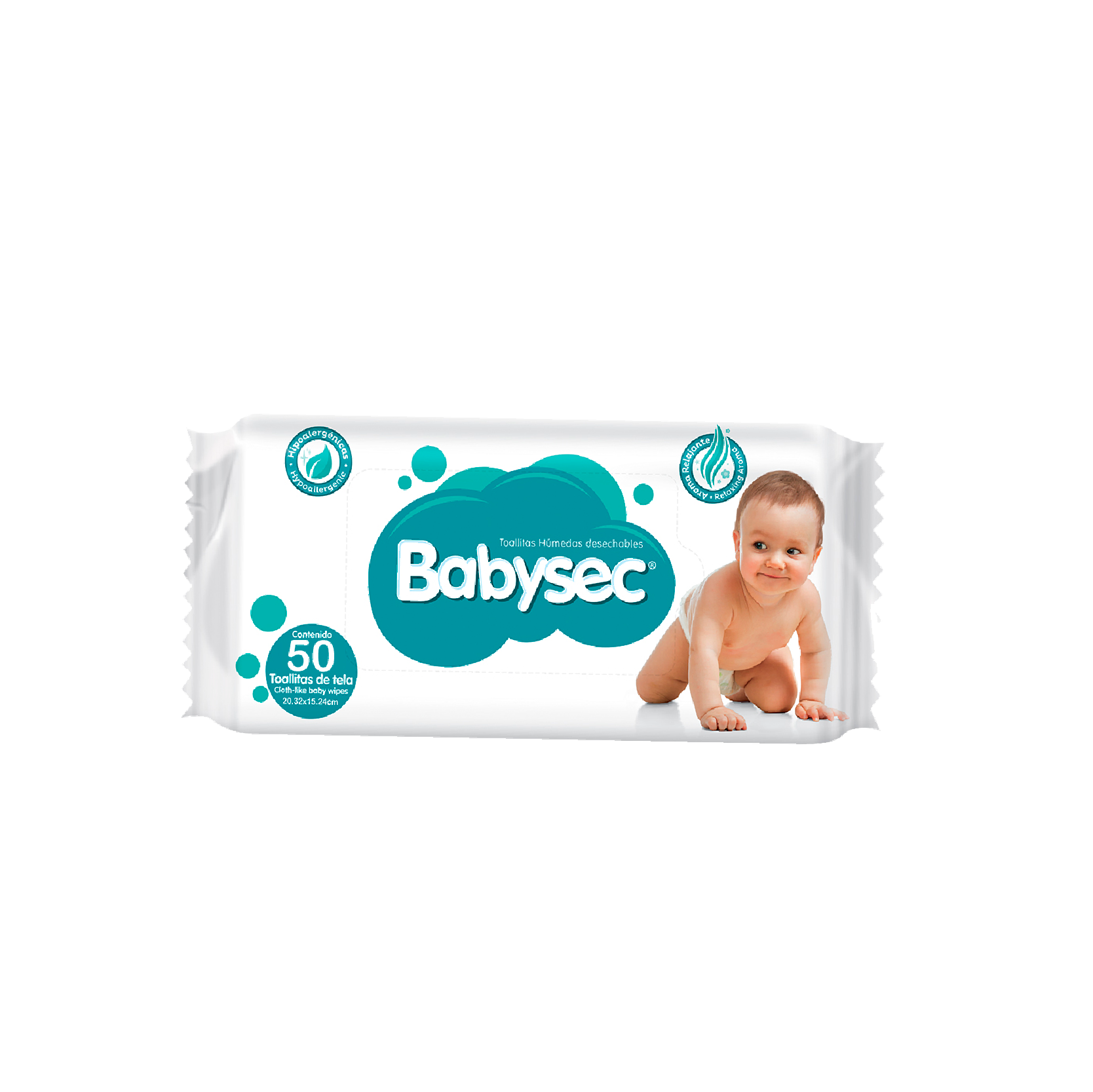 BABYSEC TOALLITAS HÚMEDAS 50UND