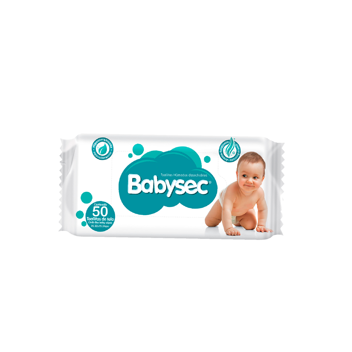 BabySec Toallitas Húmedas 50und