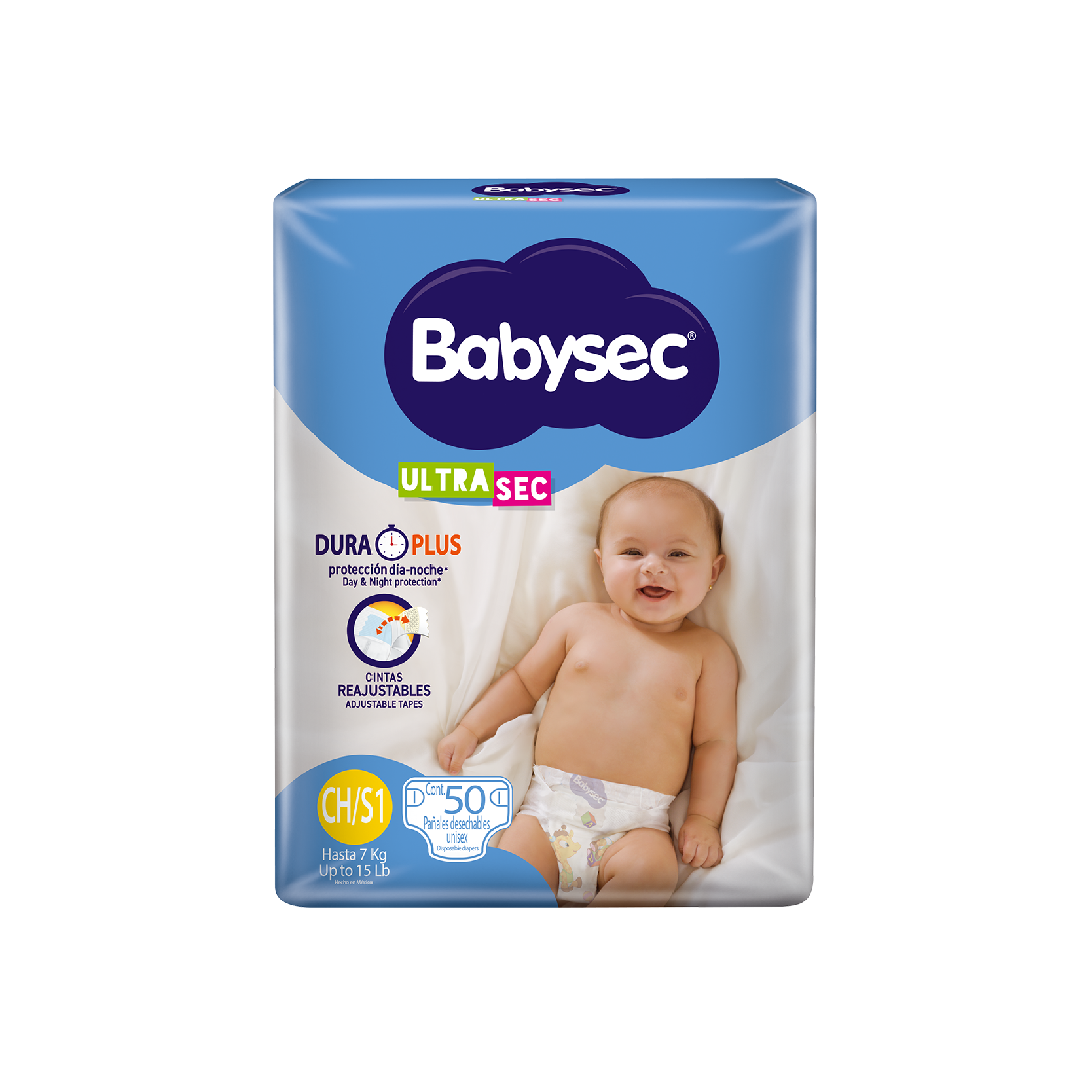 Babysec Ultrasec (S) 4X50 Unidades