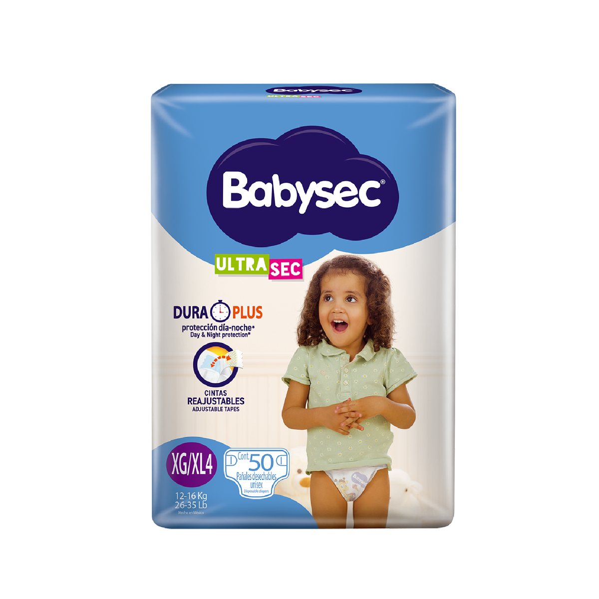 Babysec Ultra (XG) 4x50 Unidades