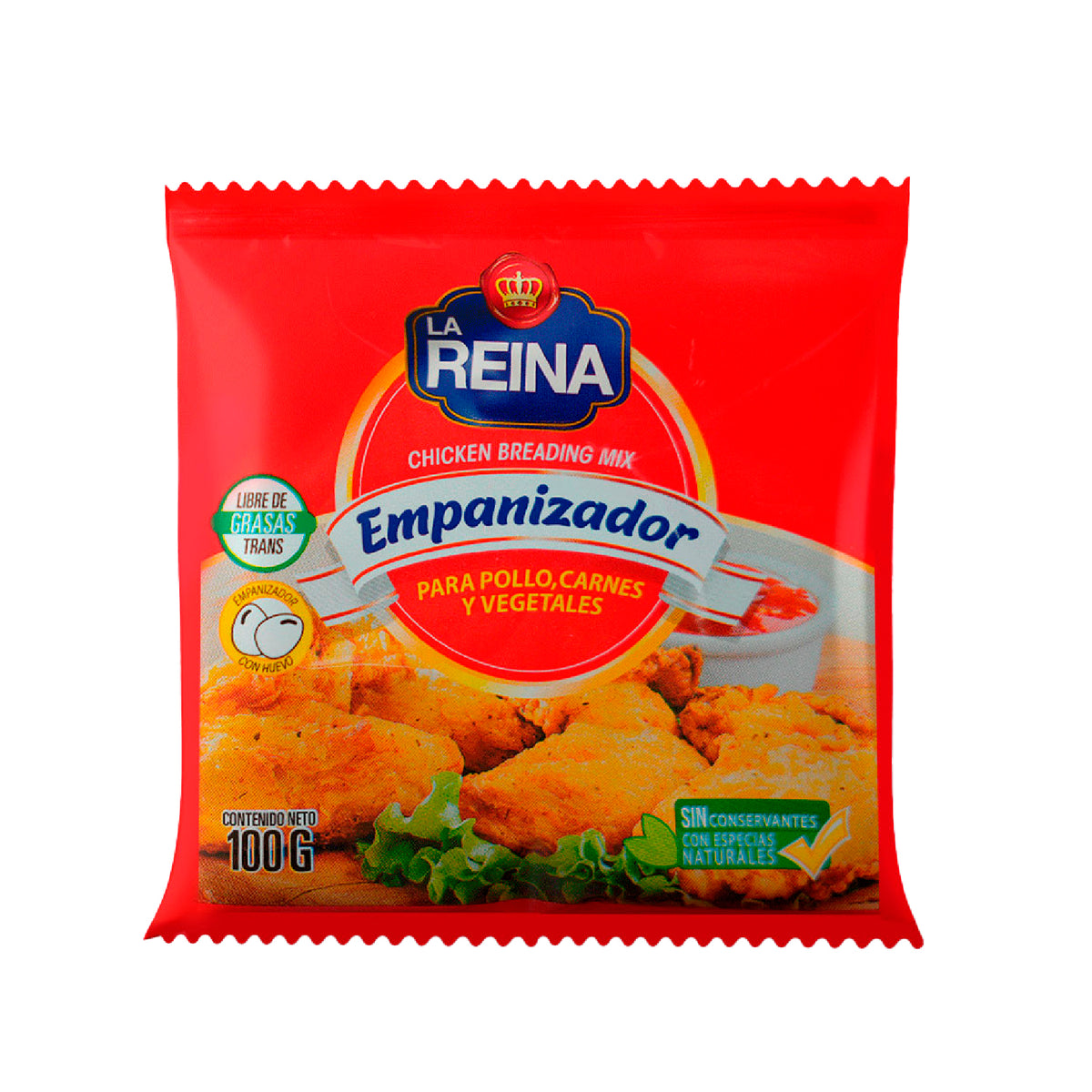 La Reina Empanizador de Pollo Carnes y Vegetales 100gr