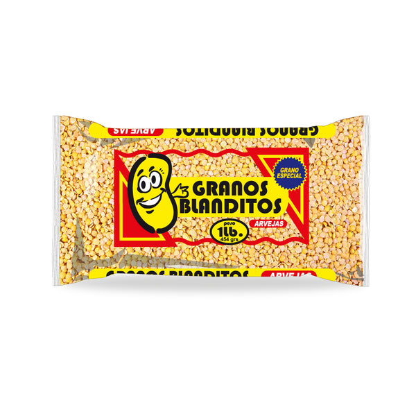GRANOS BLANDITOS ARVEJAS AMARILLAS 1 LB