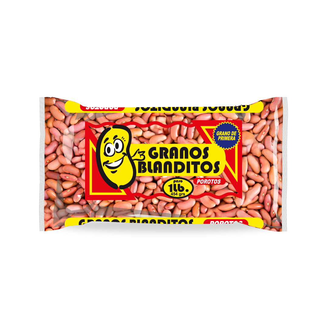 GRANOS BLANDITOS POROTOS ROJOS 1 LB