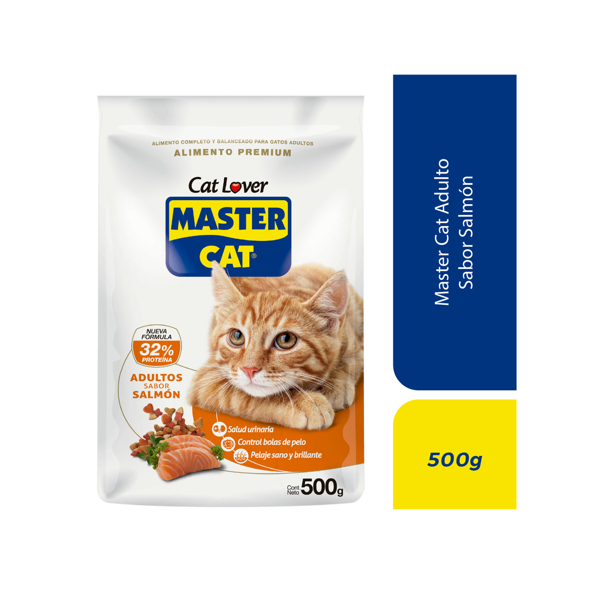Master Cat Adulto Sabor Salmón 500g