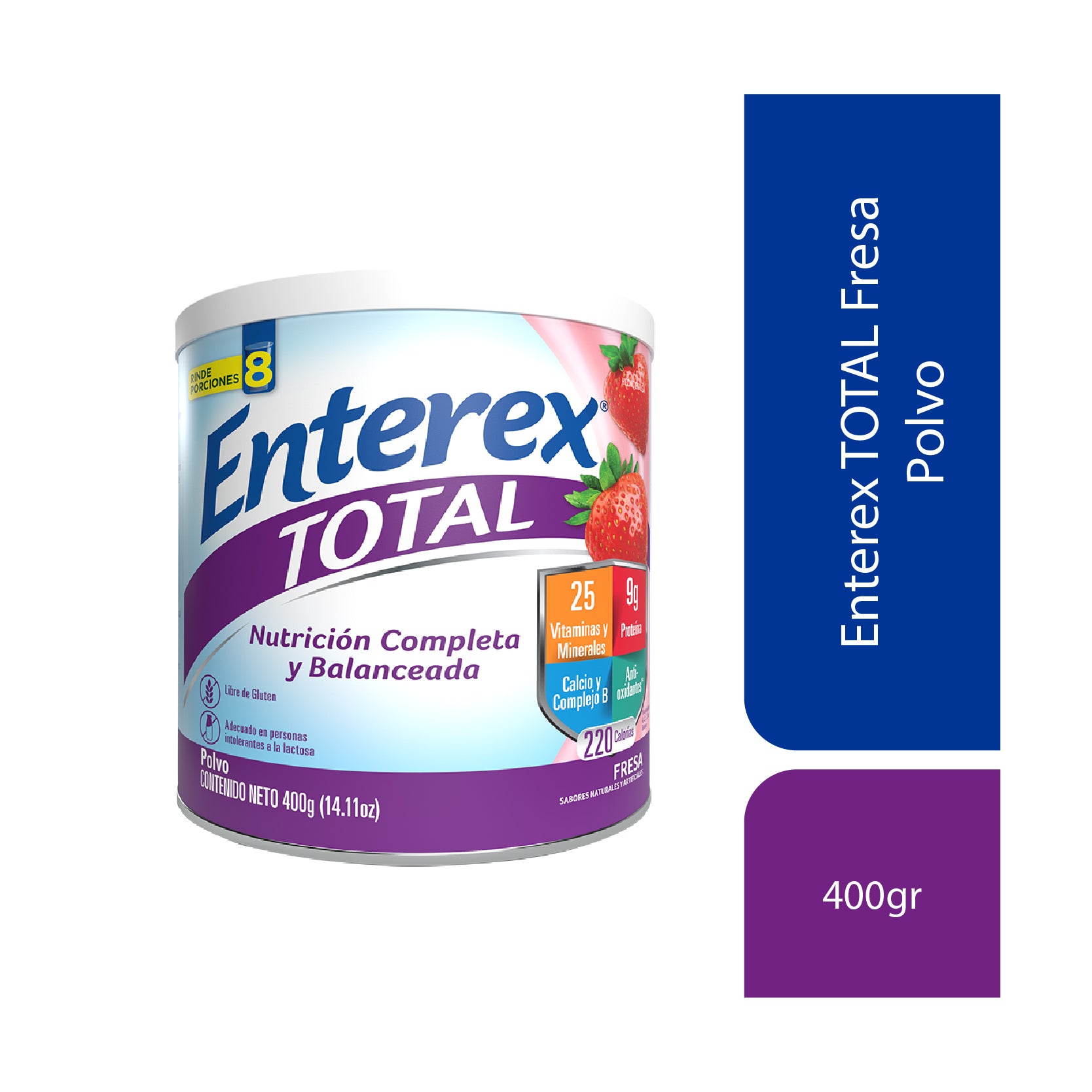 ENTEREX TOTAL Fresa Polvo 400G