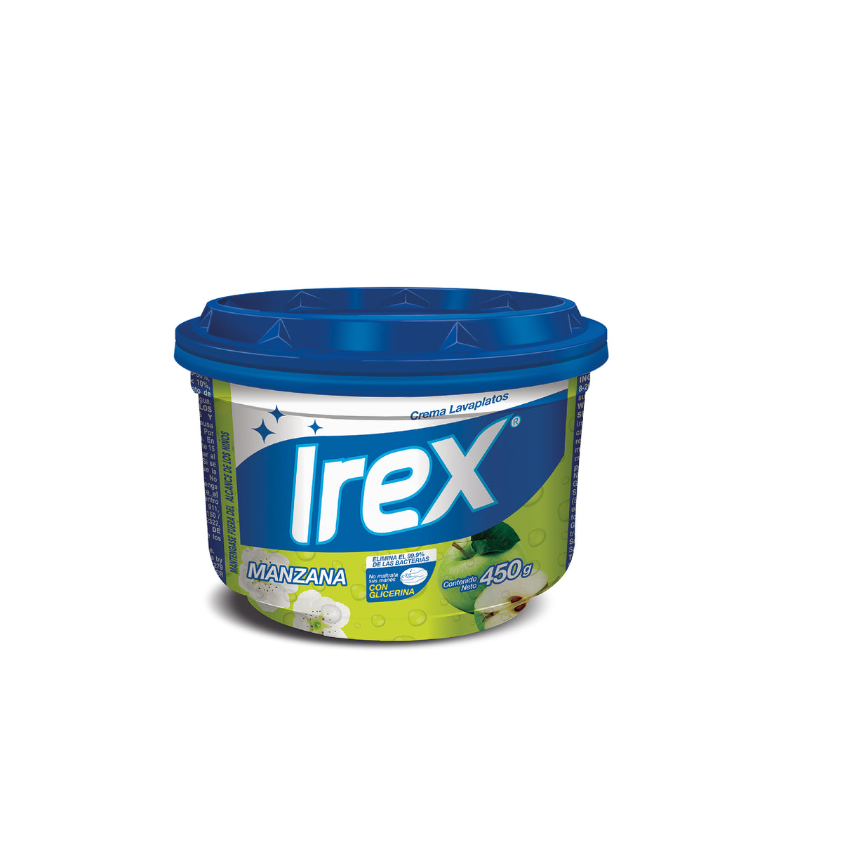 IREX LAVAPLATOS CREMA MANZANA 450 G