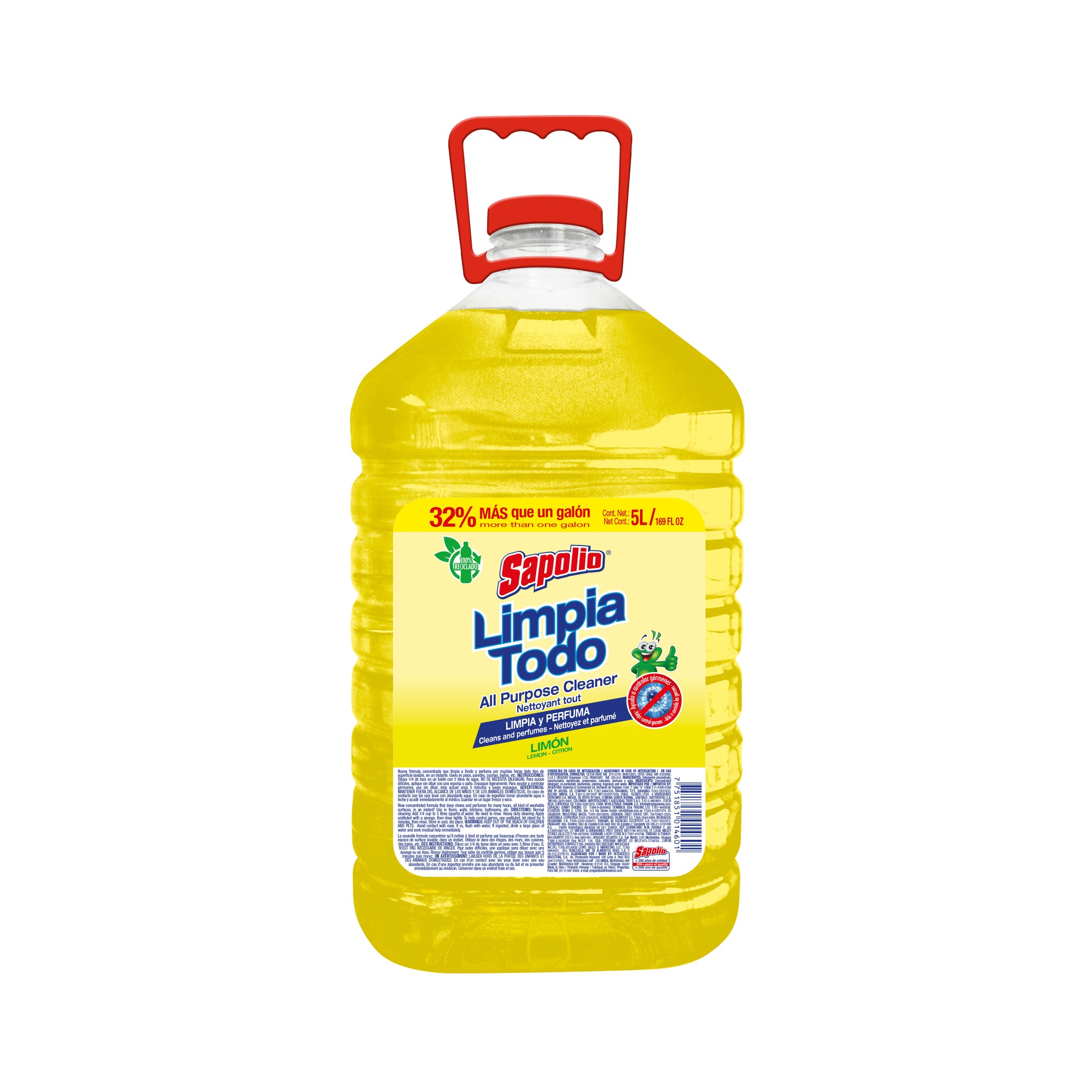 Sapolio Limpiatodo Limón 5L