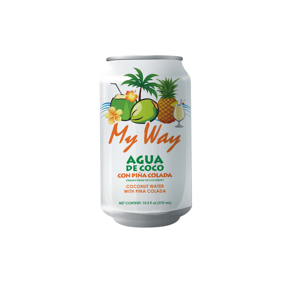 My Way Agua de Coco con Piña Colada 310ml