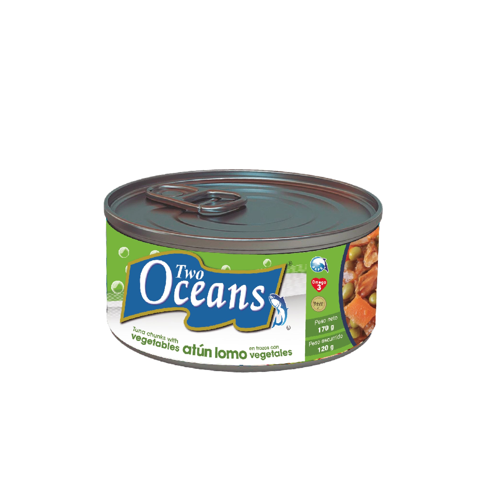 TWO OCEANS TUNA CON VEGETALES 170 GR