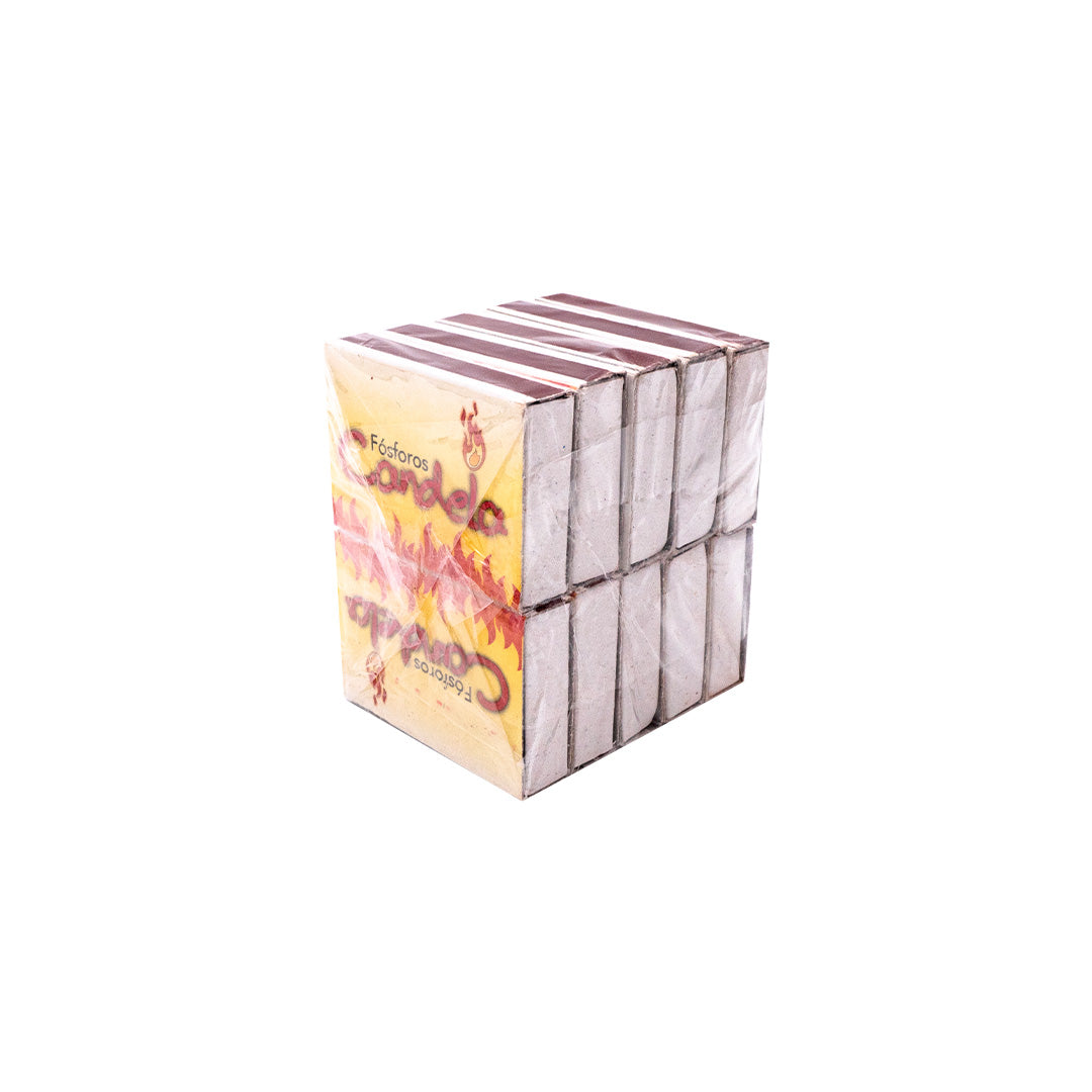 Candela Fósforos paquete de 10 unidades