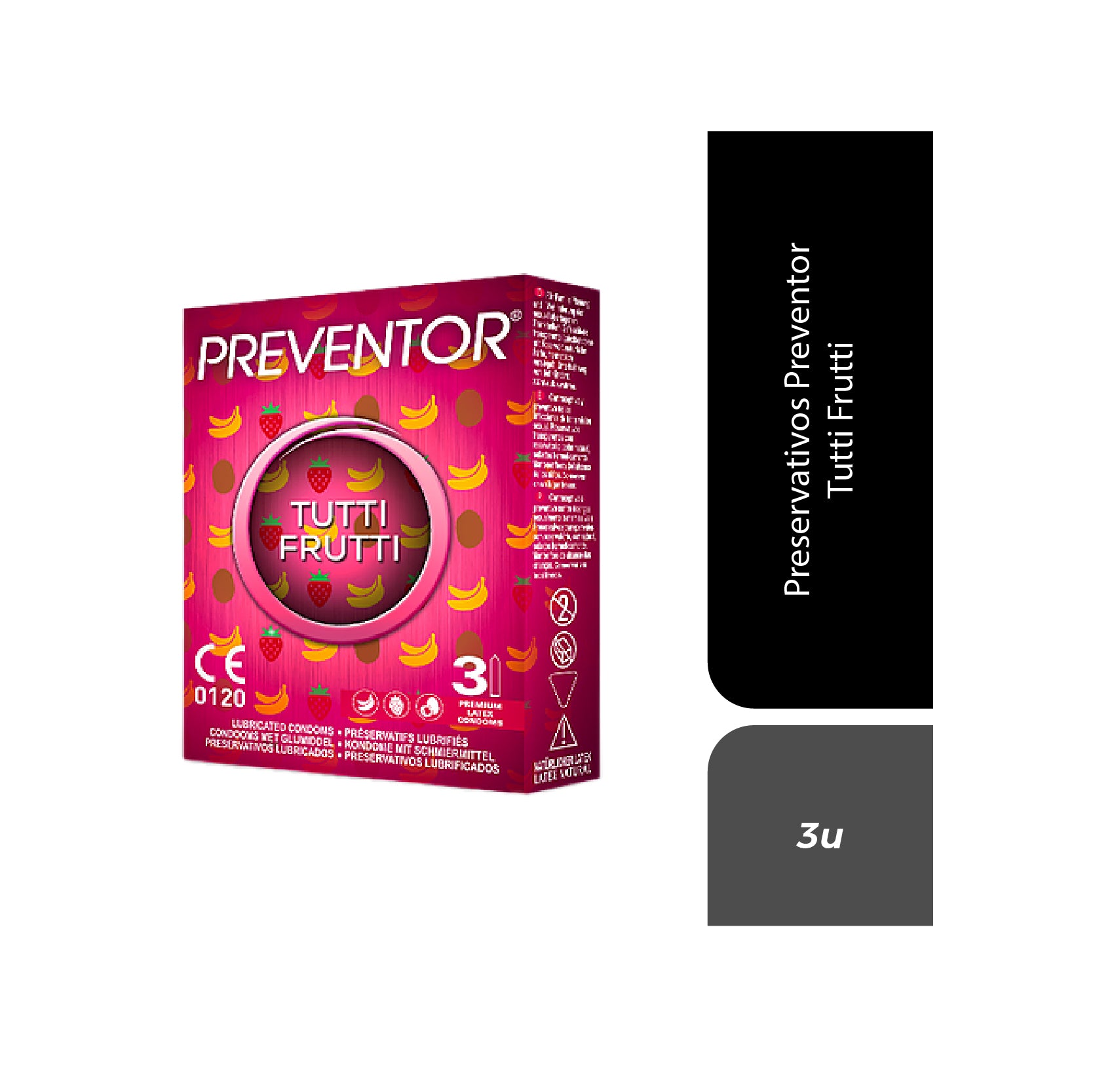 Preventor Preservativos Tutti Frutti 3 Pack