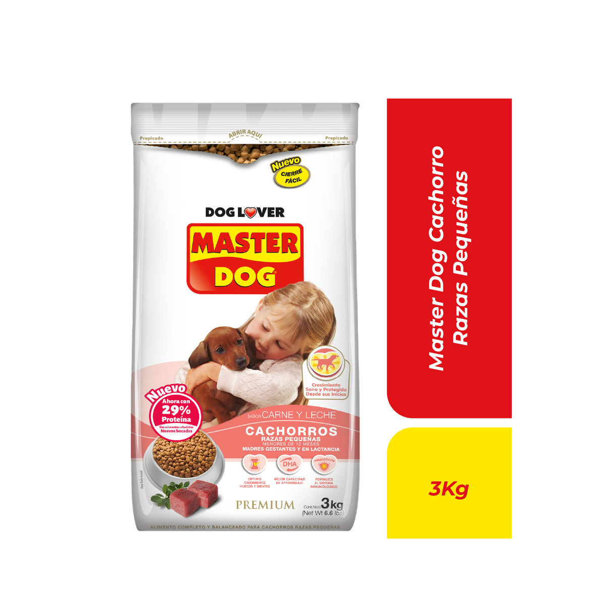 Master Dog Cachorro Razas Pequeñas 3kg