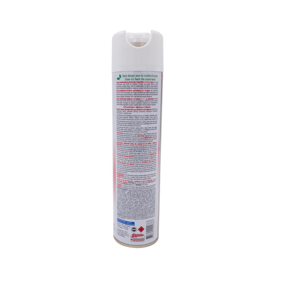 Sapolio Spray Desinfectante 5 en 1 Bebe 360ml