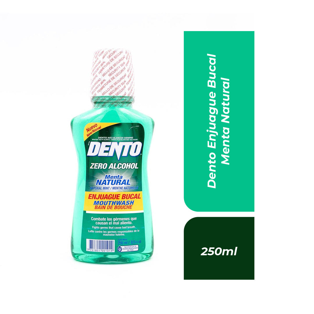 Dento Enjuague Bucal Mental Natural 250ml