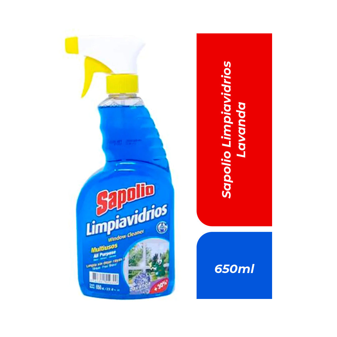 Sapolio Limpiavidrios Lavanda  650 ml