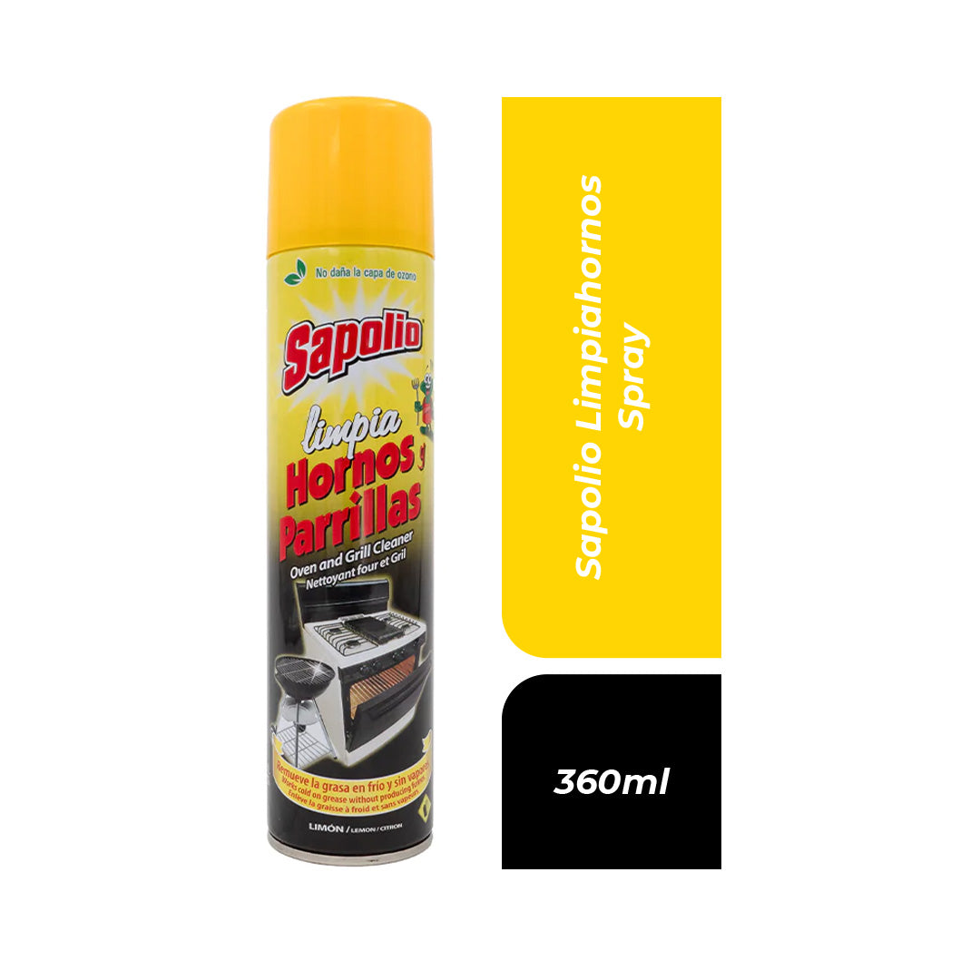 Sapolio Limpiahornos Spray 360ml - MultiDespensa Panamá
