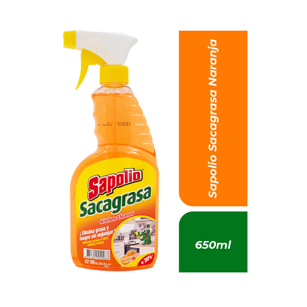Sapolio Sacagrasa Naranja 650ml