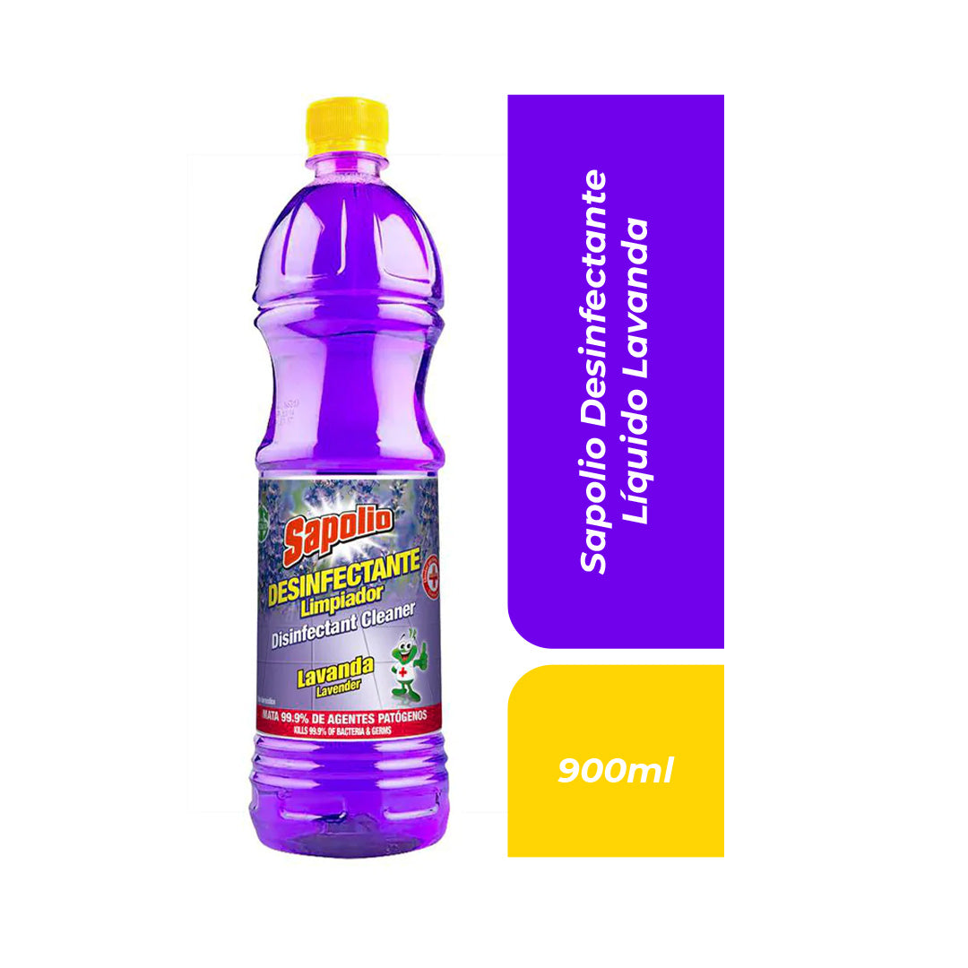 Sapolio Desinfectante Liquido Lavanda 900ml
