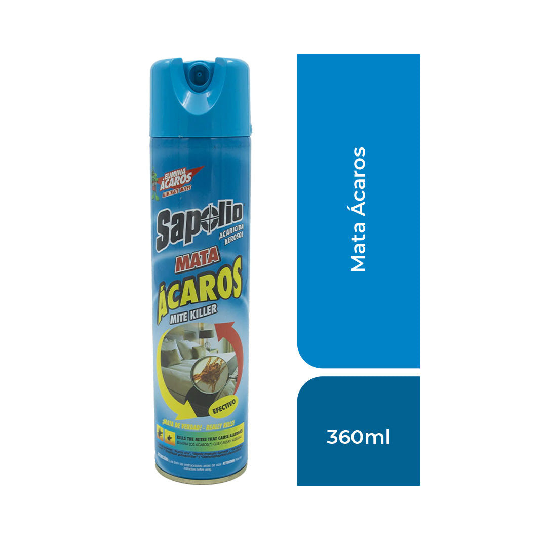 Sapolio Insecticida Mata Acaros Spray 360 ml