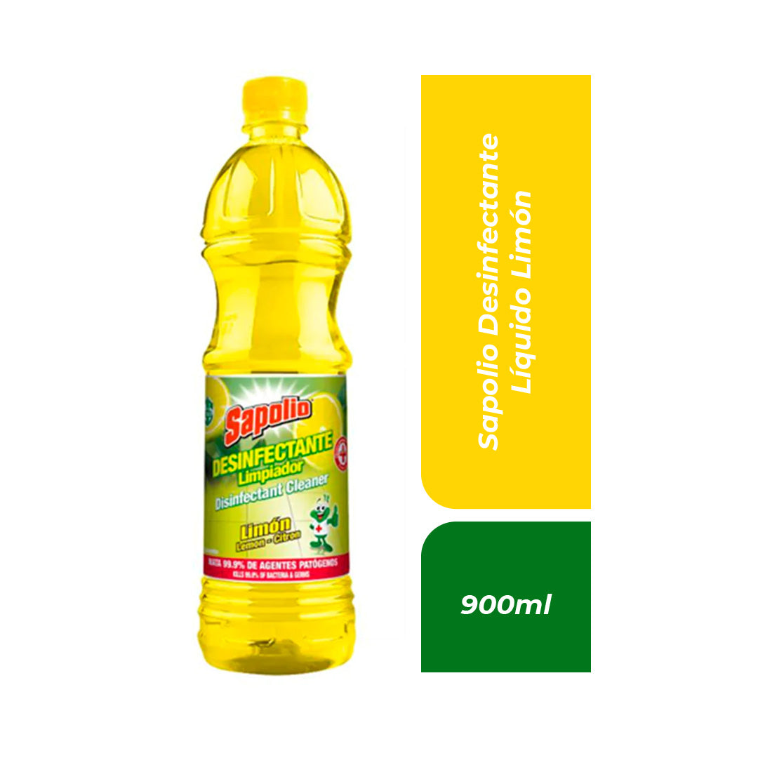Sapolio Desinfectante Liquido Limon 900ml