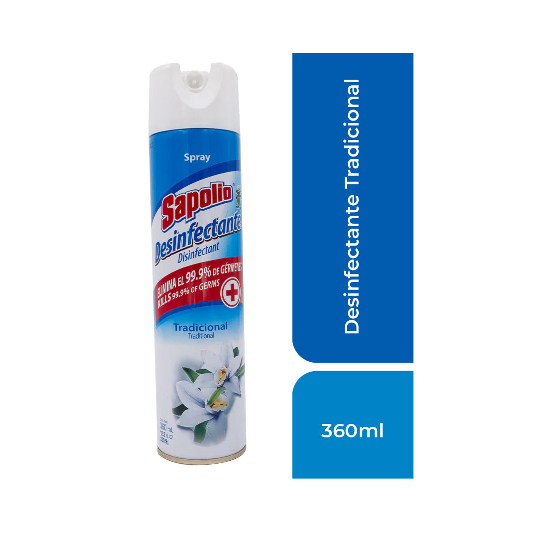 Sapolio Spray Desinfectante  Tradicional 360ml